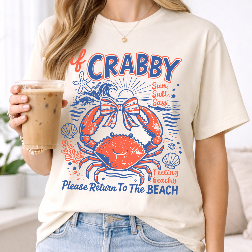 If CRABBY, Please Return to the BEACH Tee