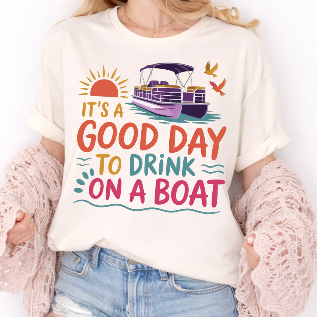 Good Day To Drink on a Boat Graphic Tee