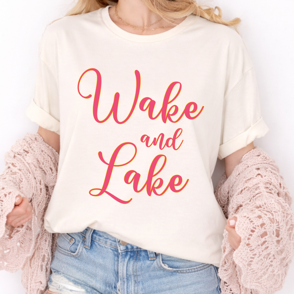 Wake and Lake Tee