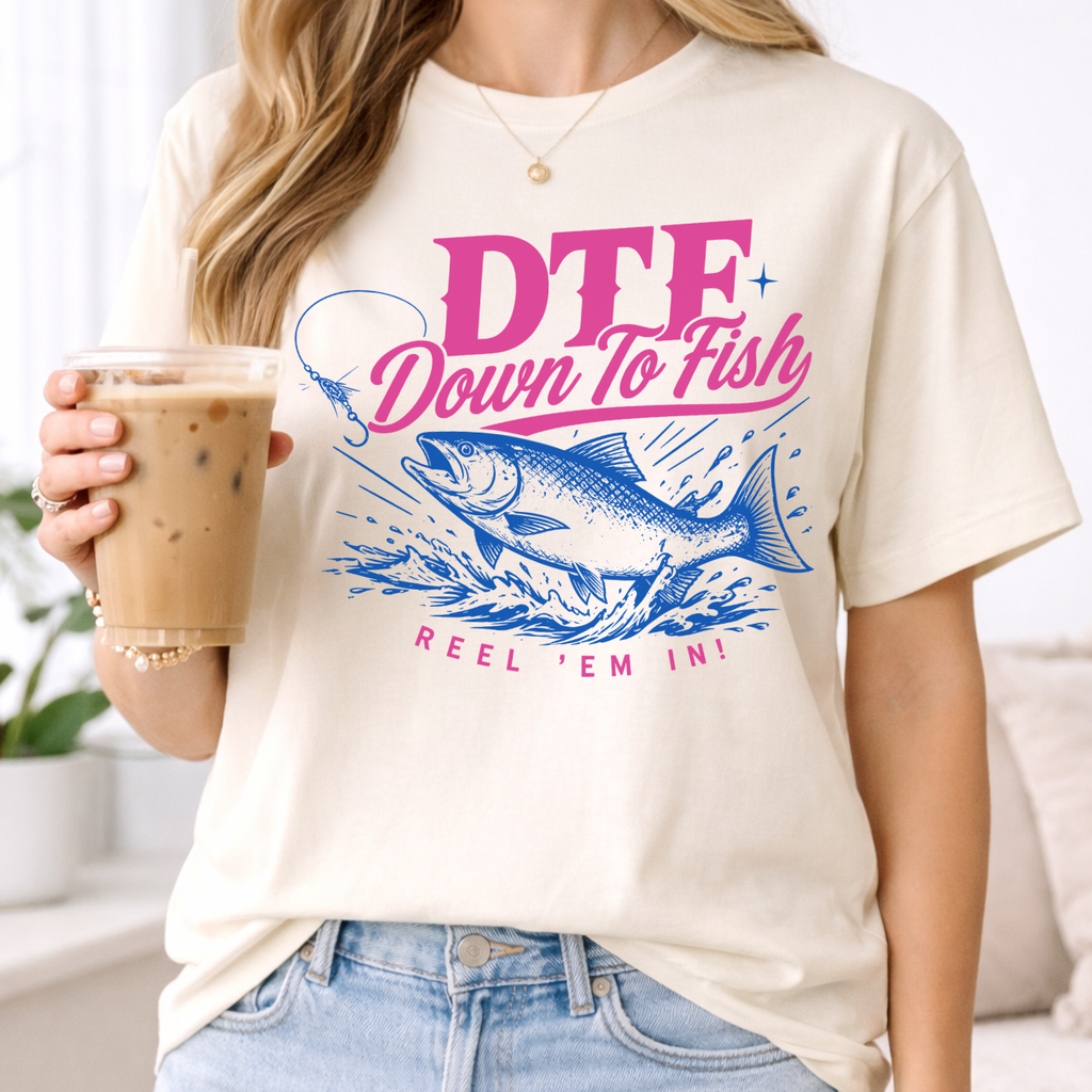 DTF Down to Fish Tee