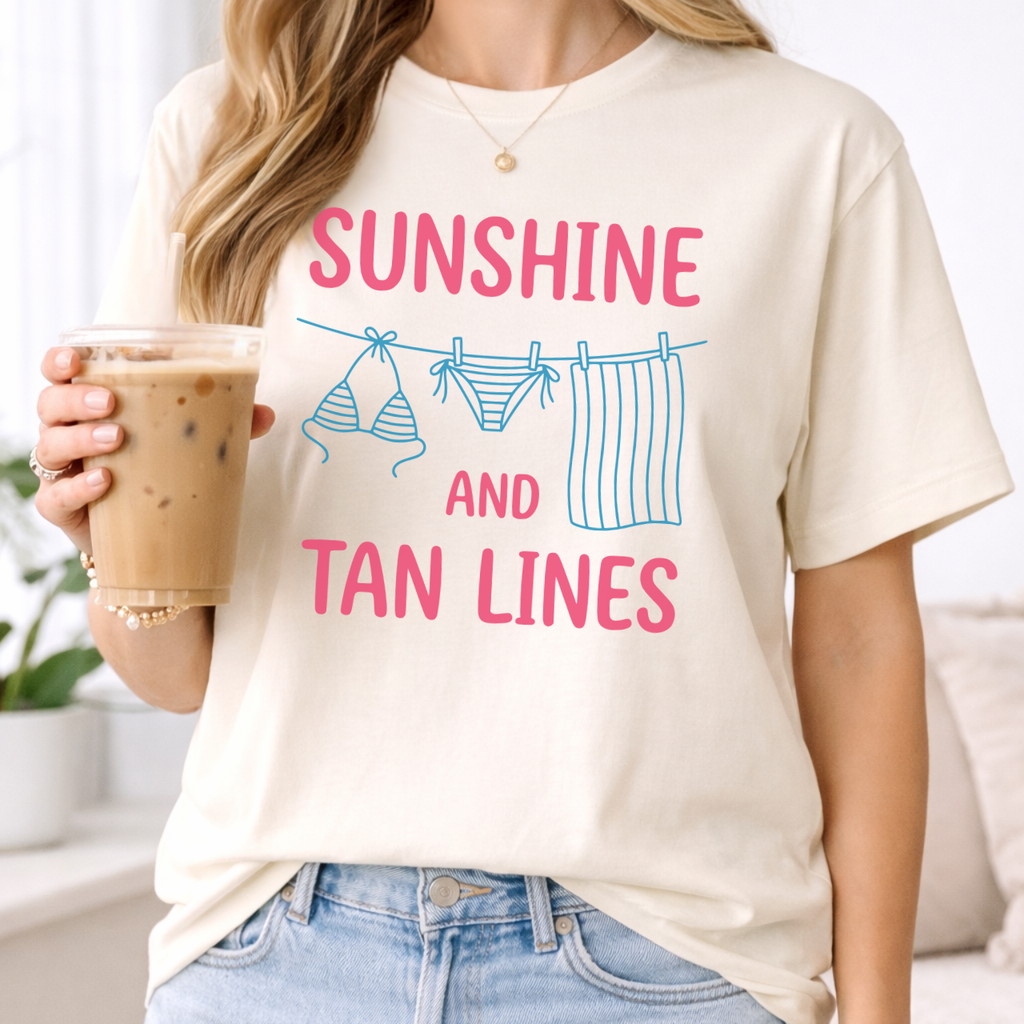 SUNSHINE & TAN LINES Tee