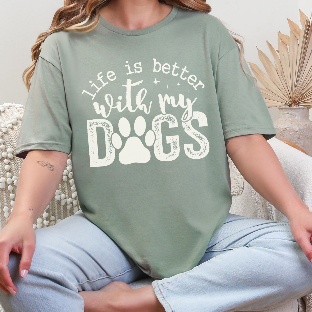 Life is Better With my Dogs Tee