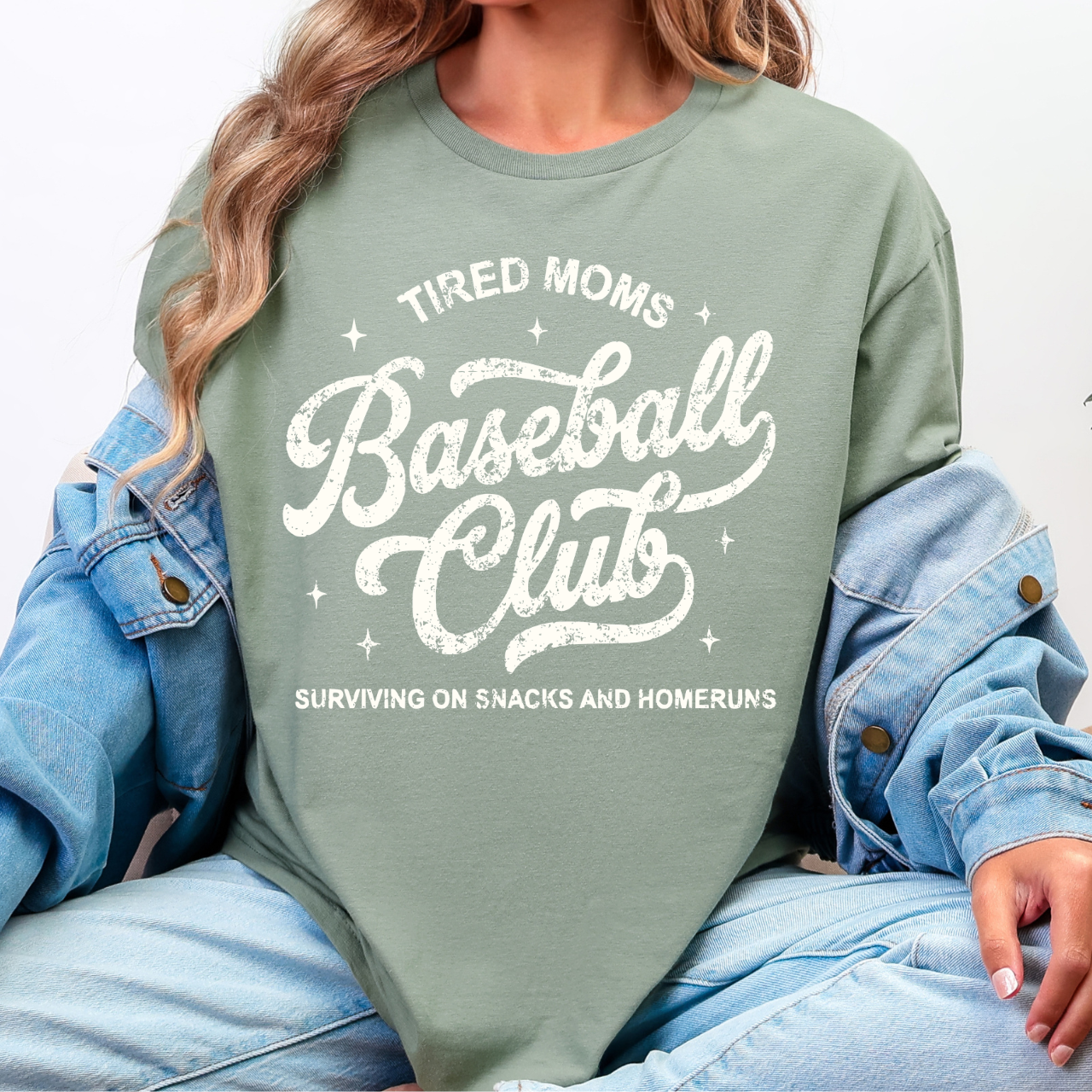 Tired Moms Baseball Club Tee