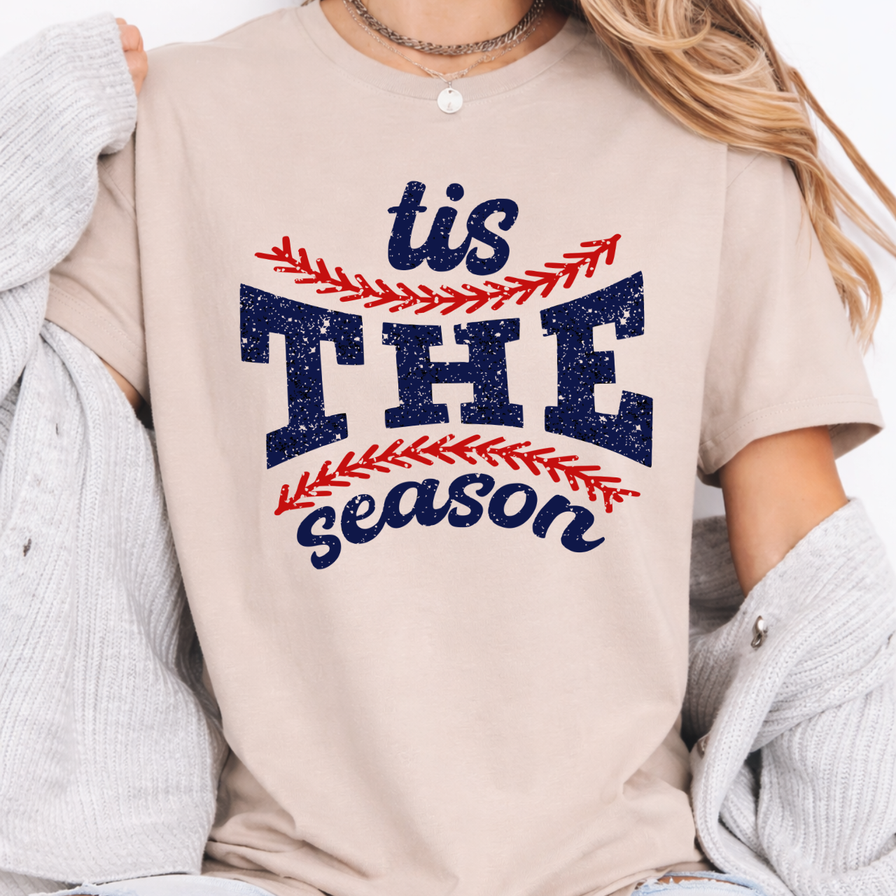 Tis the Season Baseball Tee