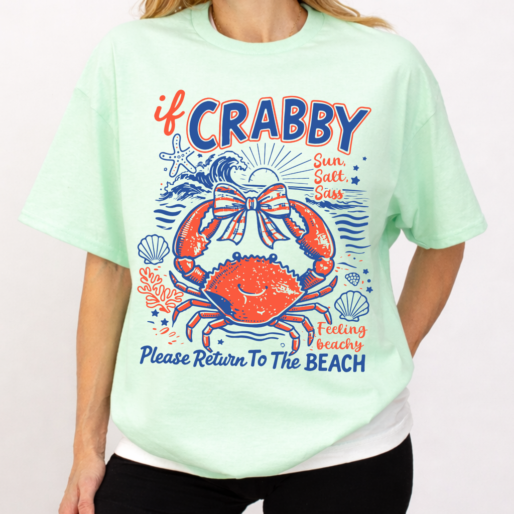 If CRABBY, Please Return to the BEACH Tee