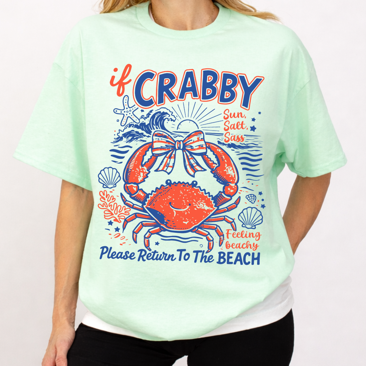 If CRABBY, Please Return to the BEACH Tee