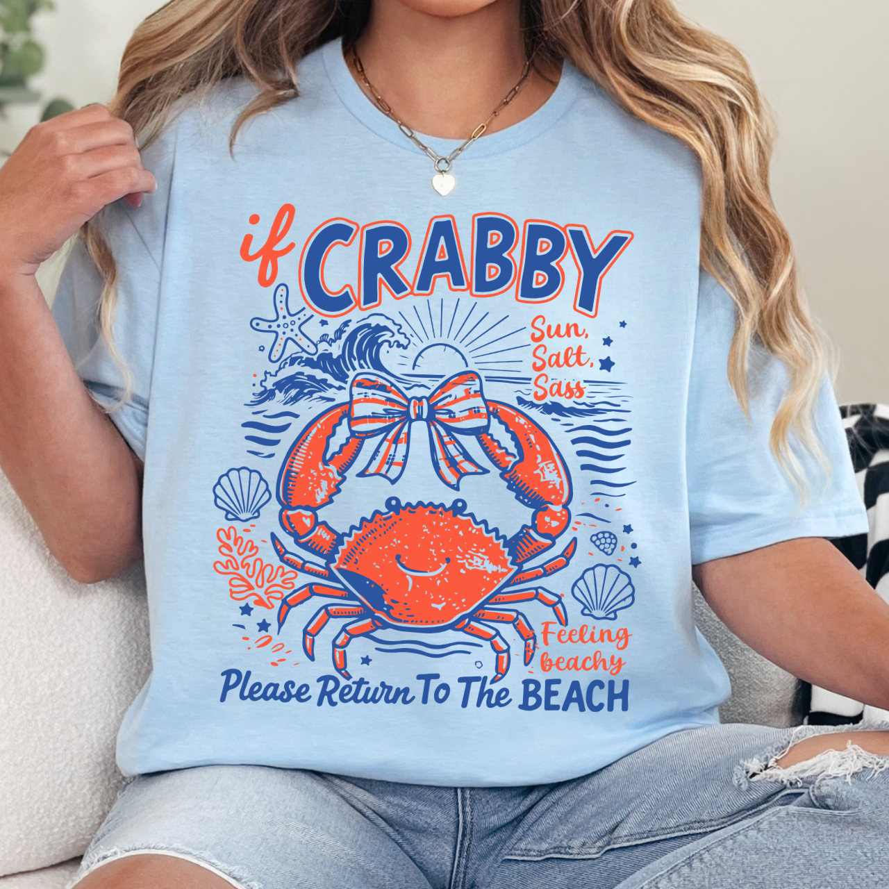 If CRABBY, Please Return to the BEACH Tee