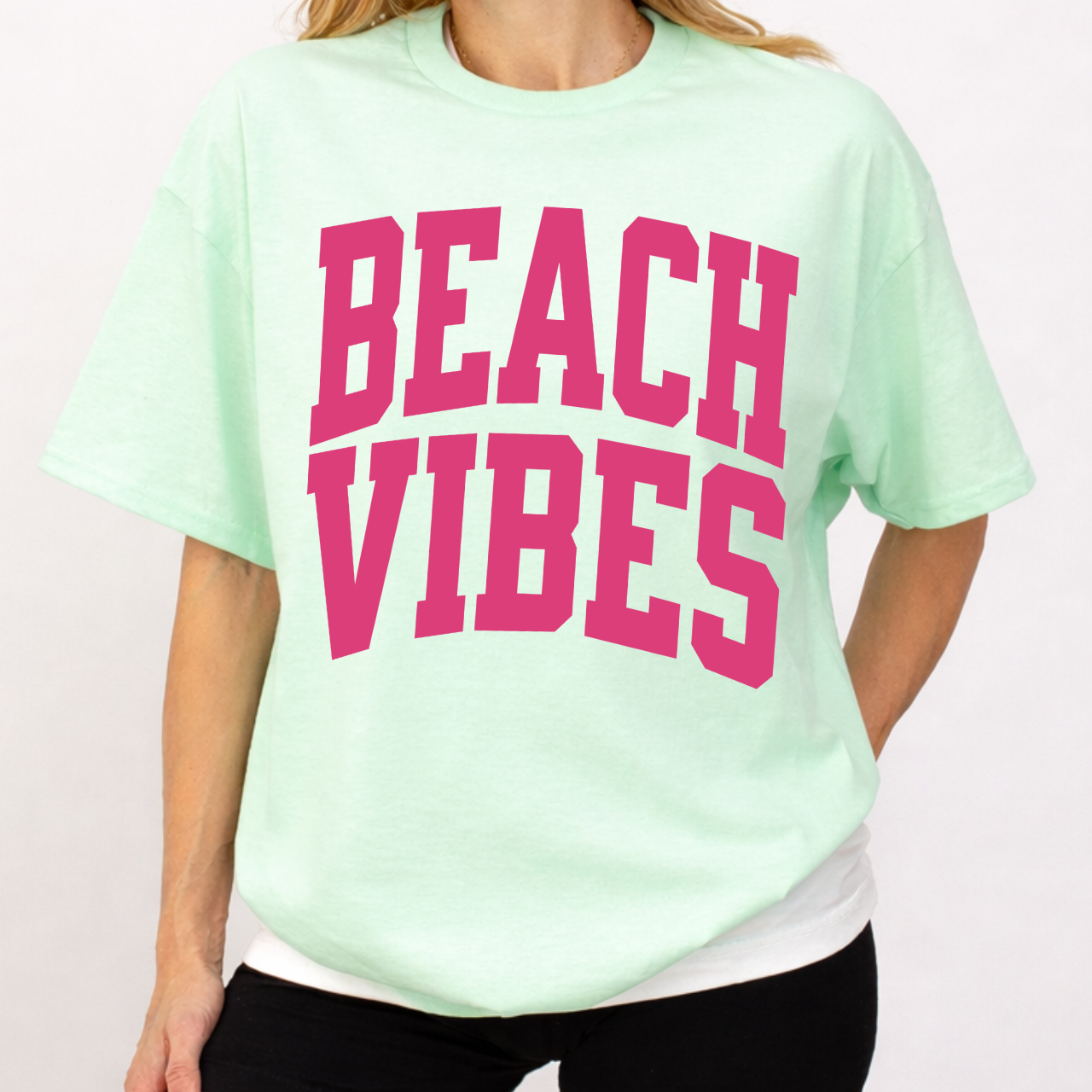 BEACH VIBES Varsity Tee