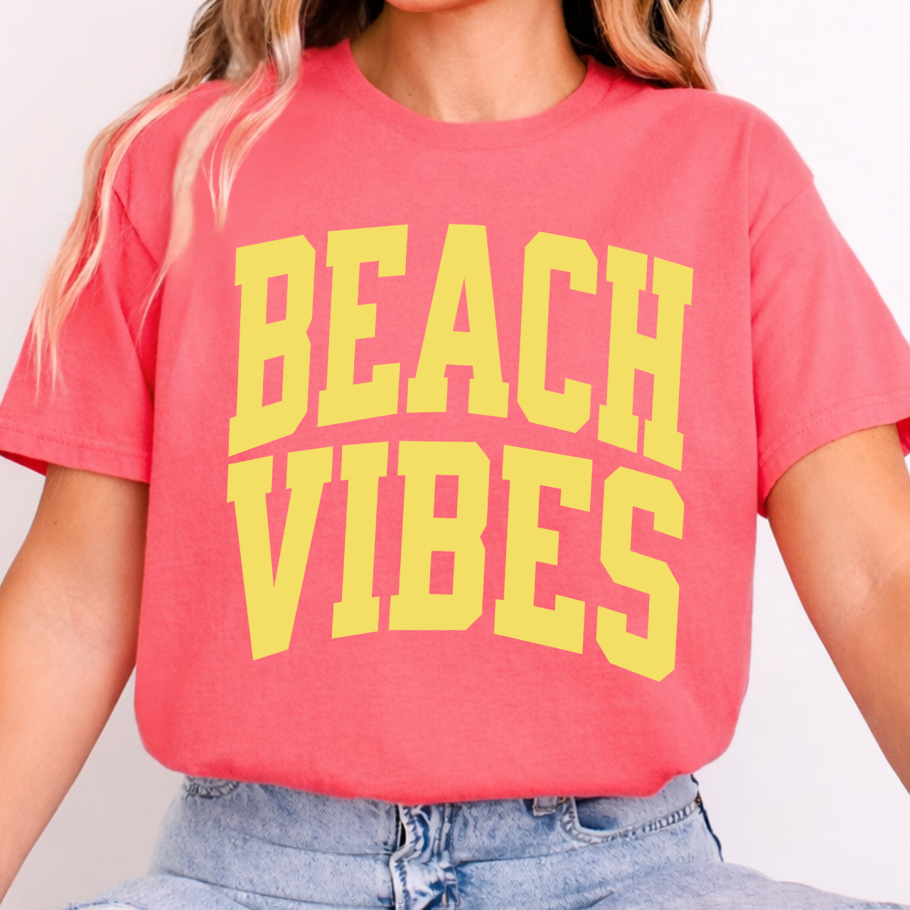 BEACH VIBES Varsity Tee