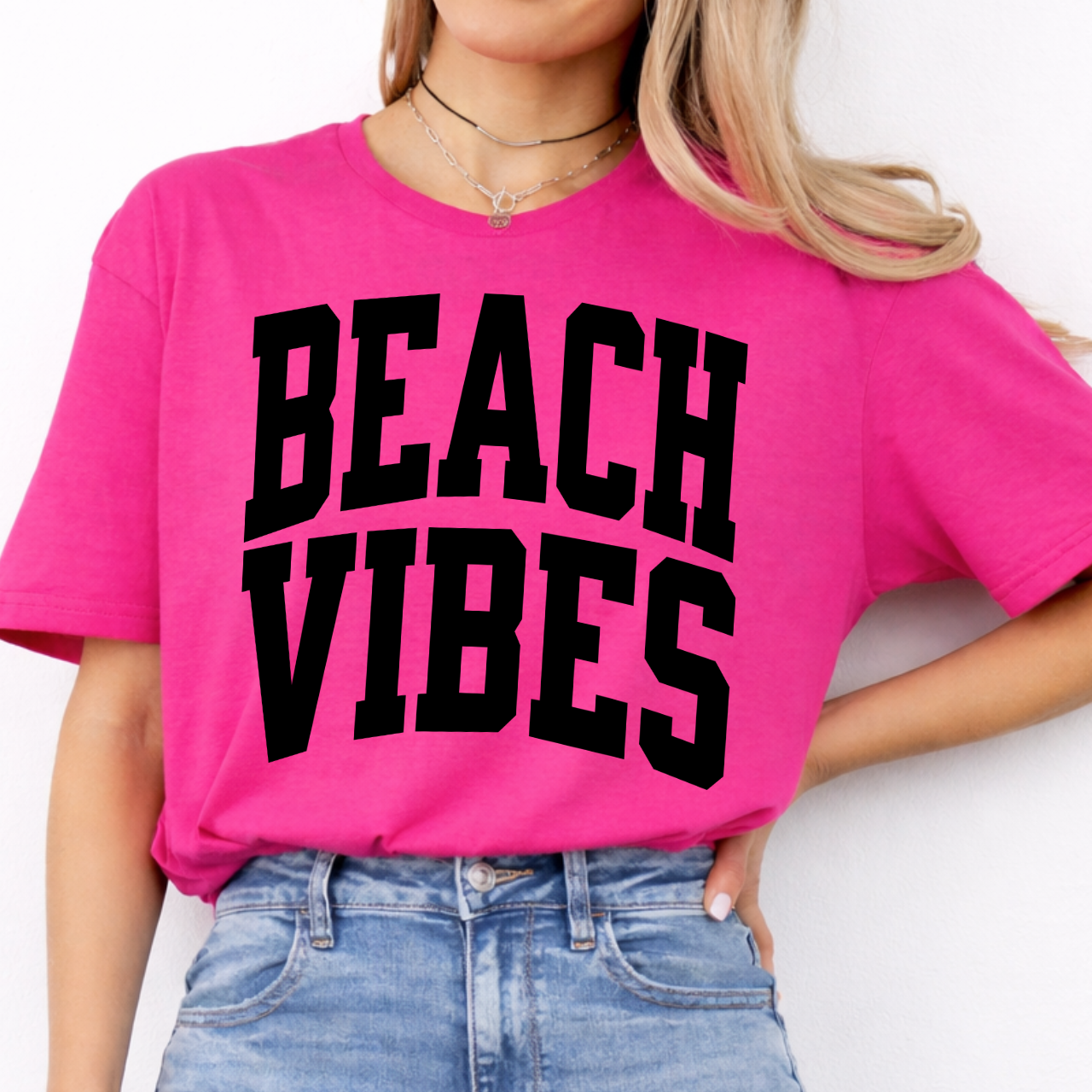 BEACH VIBES Varsity Tee