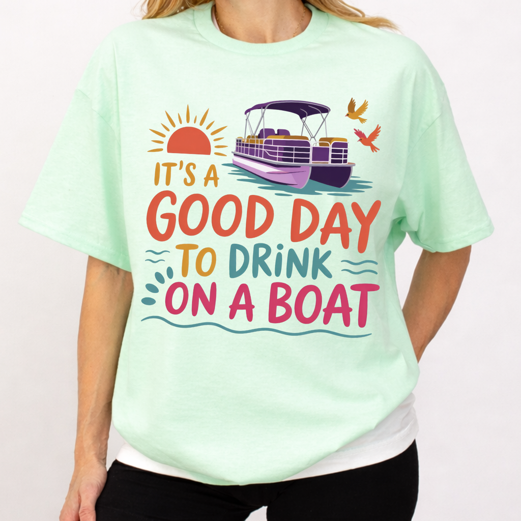 Good Day To Drink on a Boat Graphic Tee