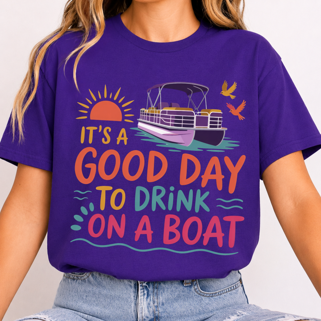 Good Day To Drink on a Boat Graphic Tee