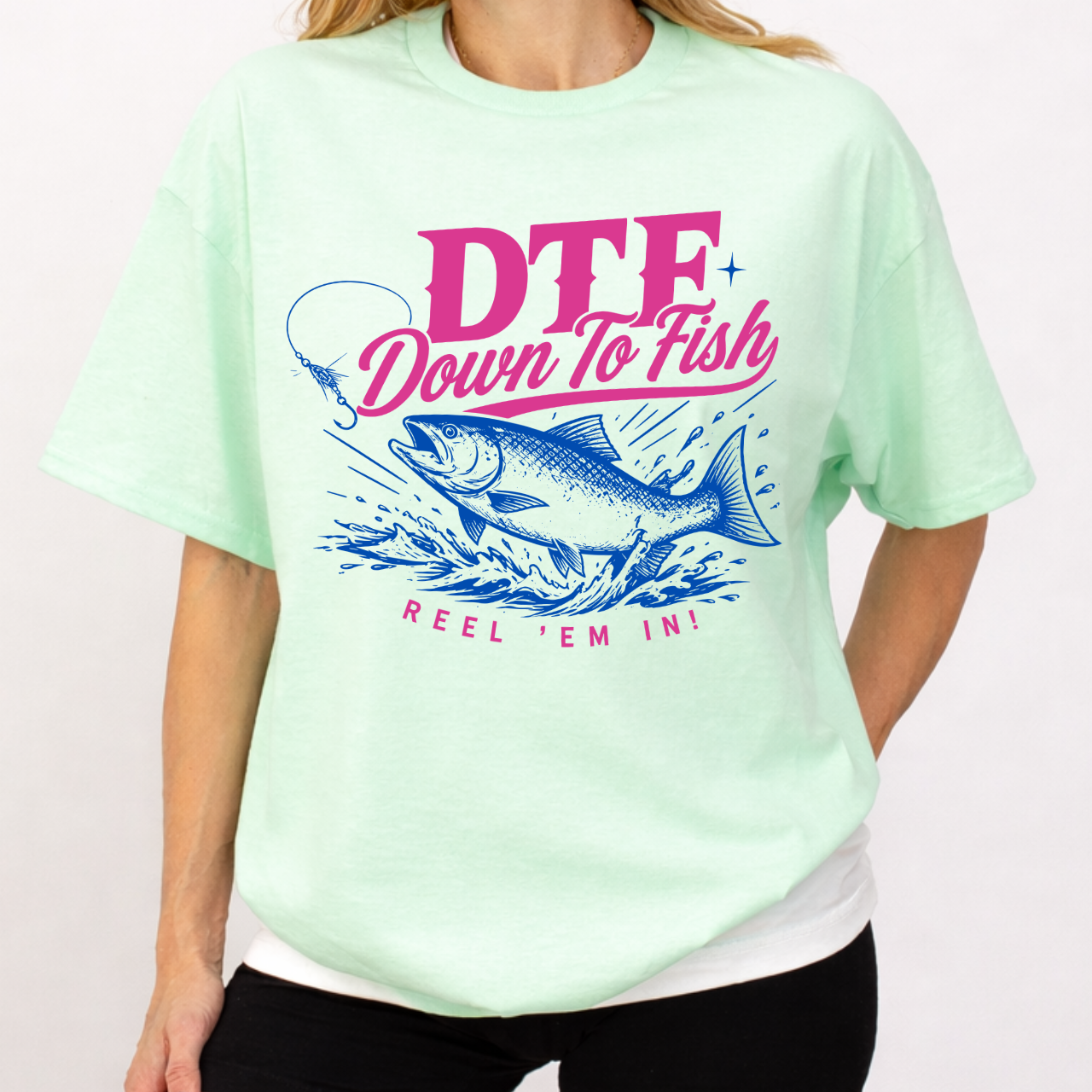 DTF Down to Fish Tee