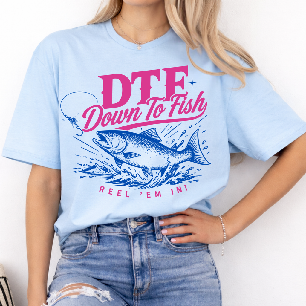 DTF Down to Fish Tee