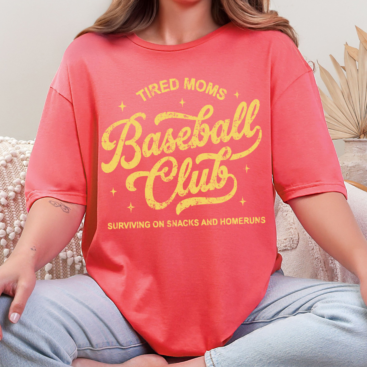 Tired Moms Baseball Club Tee