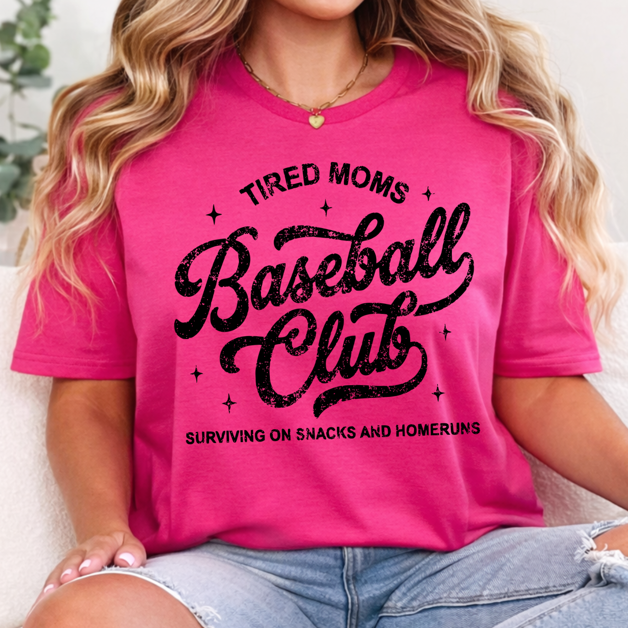Tired Moms Baseball Club Tee