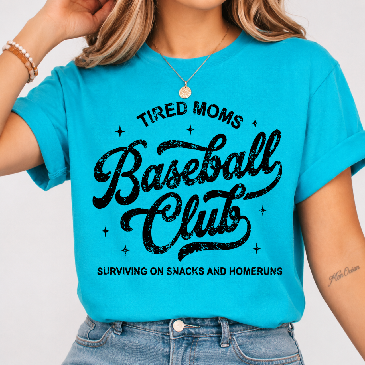 Tired Moms Baseball Club Tee