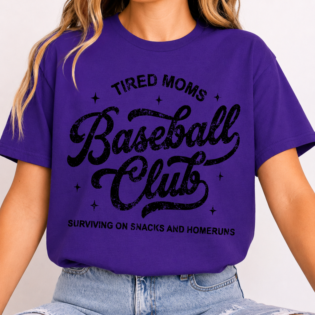 Tired Moms Baseball Club Tee