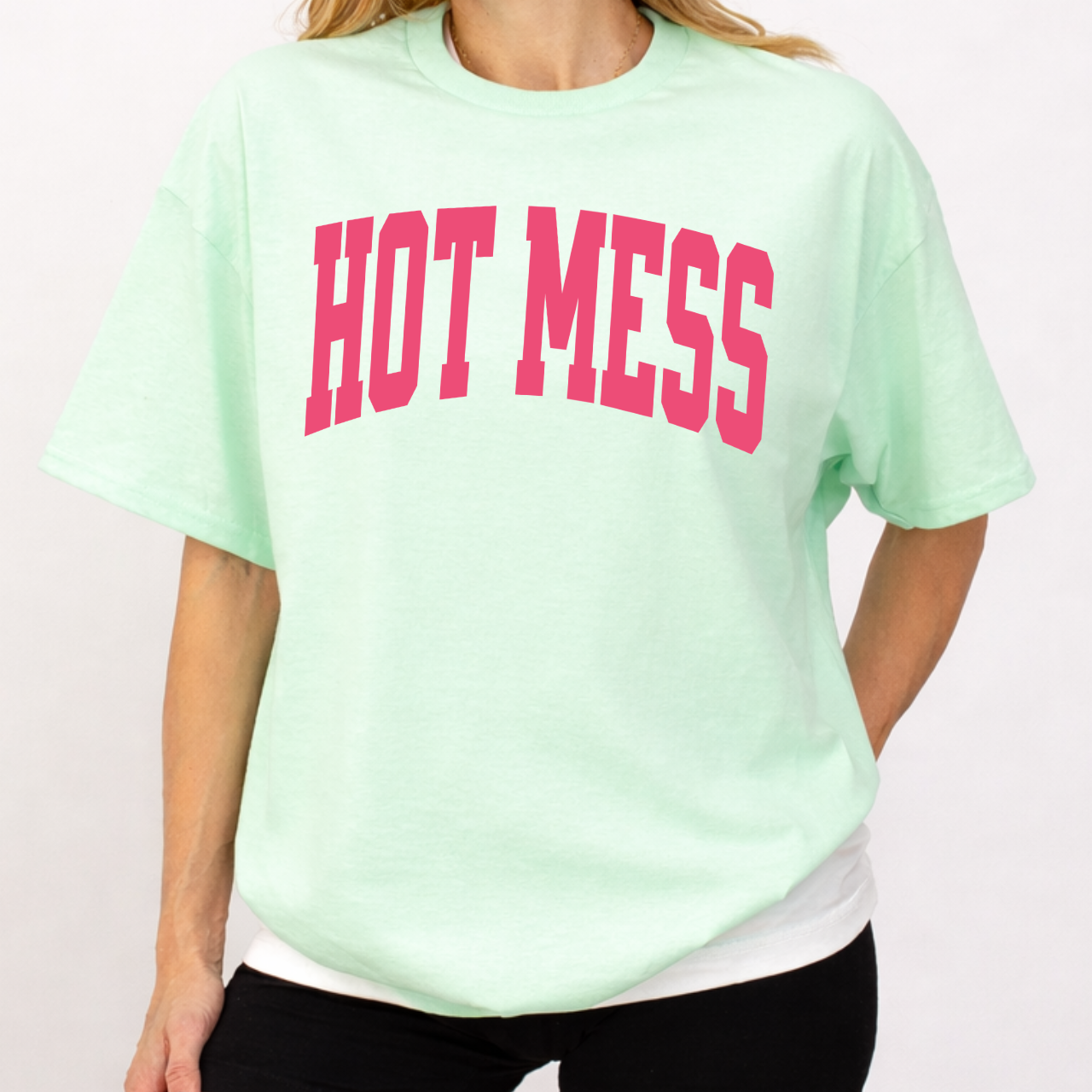 HOT MESS Varsity Tee