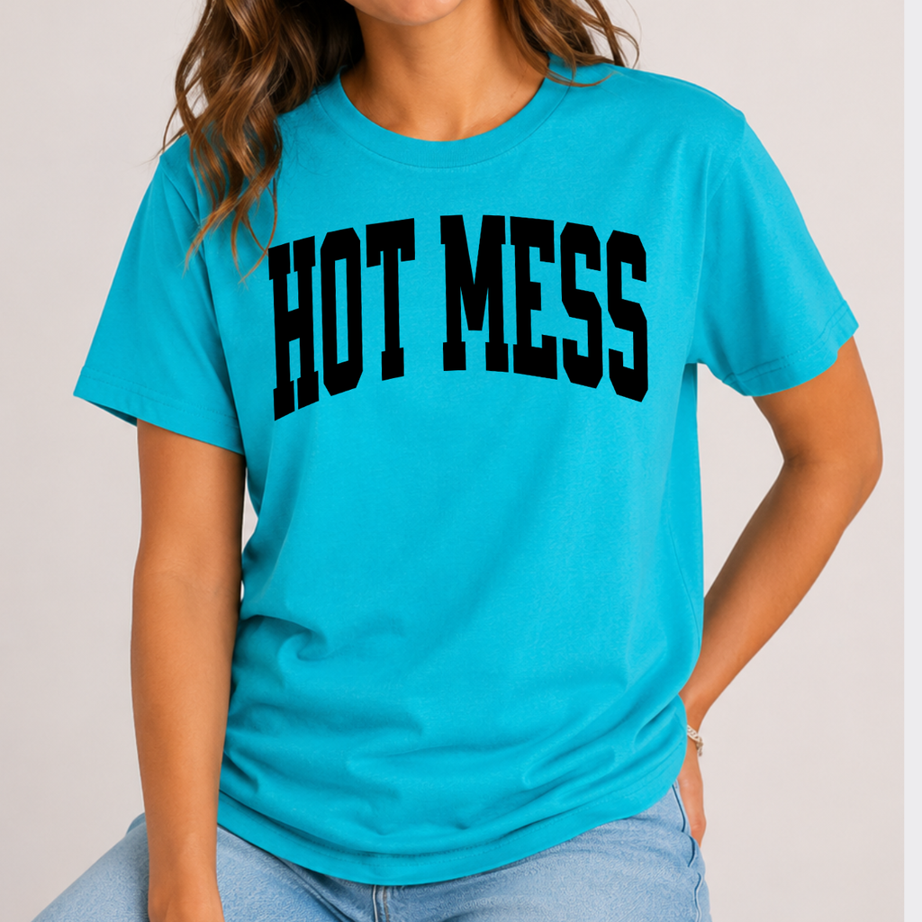 HOT MESS Varsity Tee