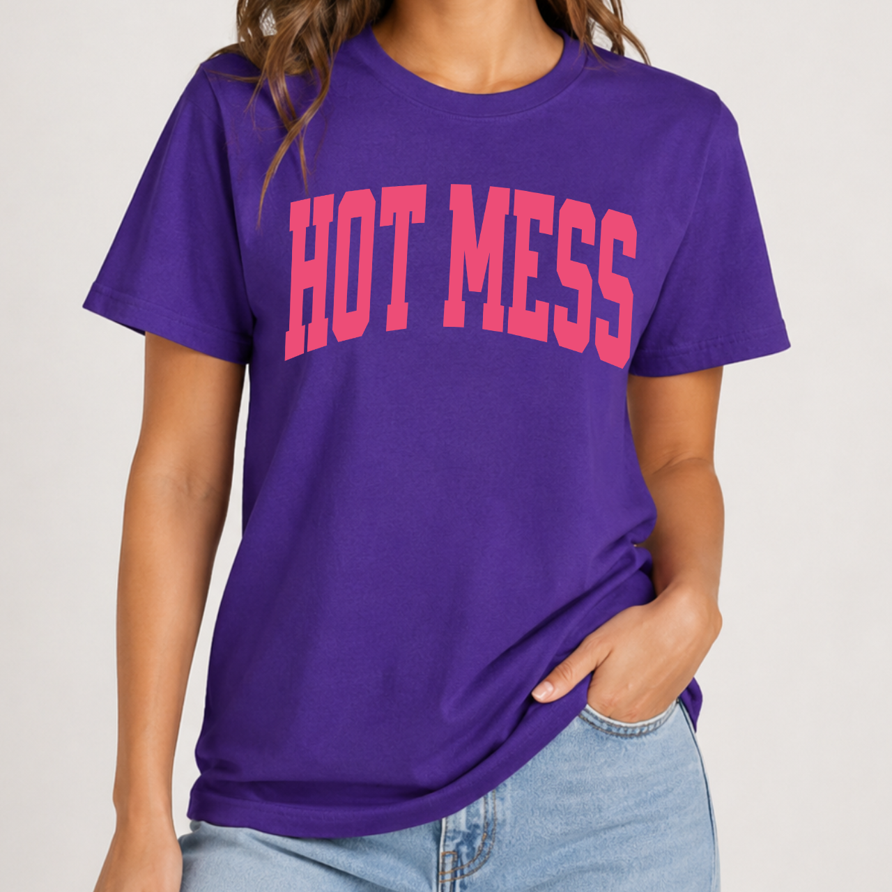 HOT MESS Varsity Tee