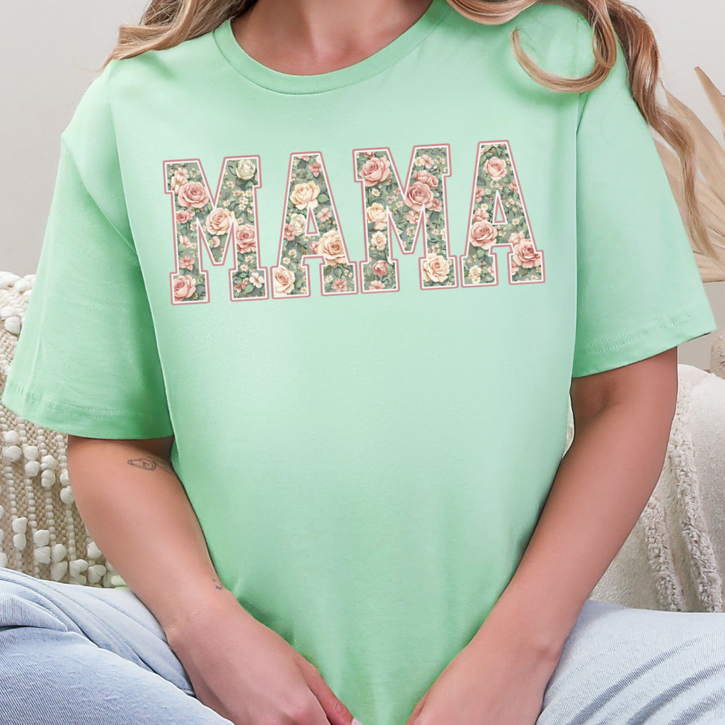 Floral MAMA Tee