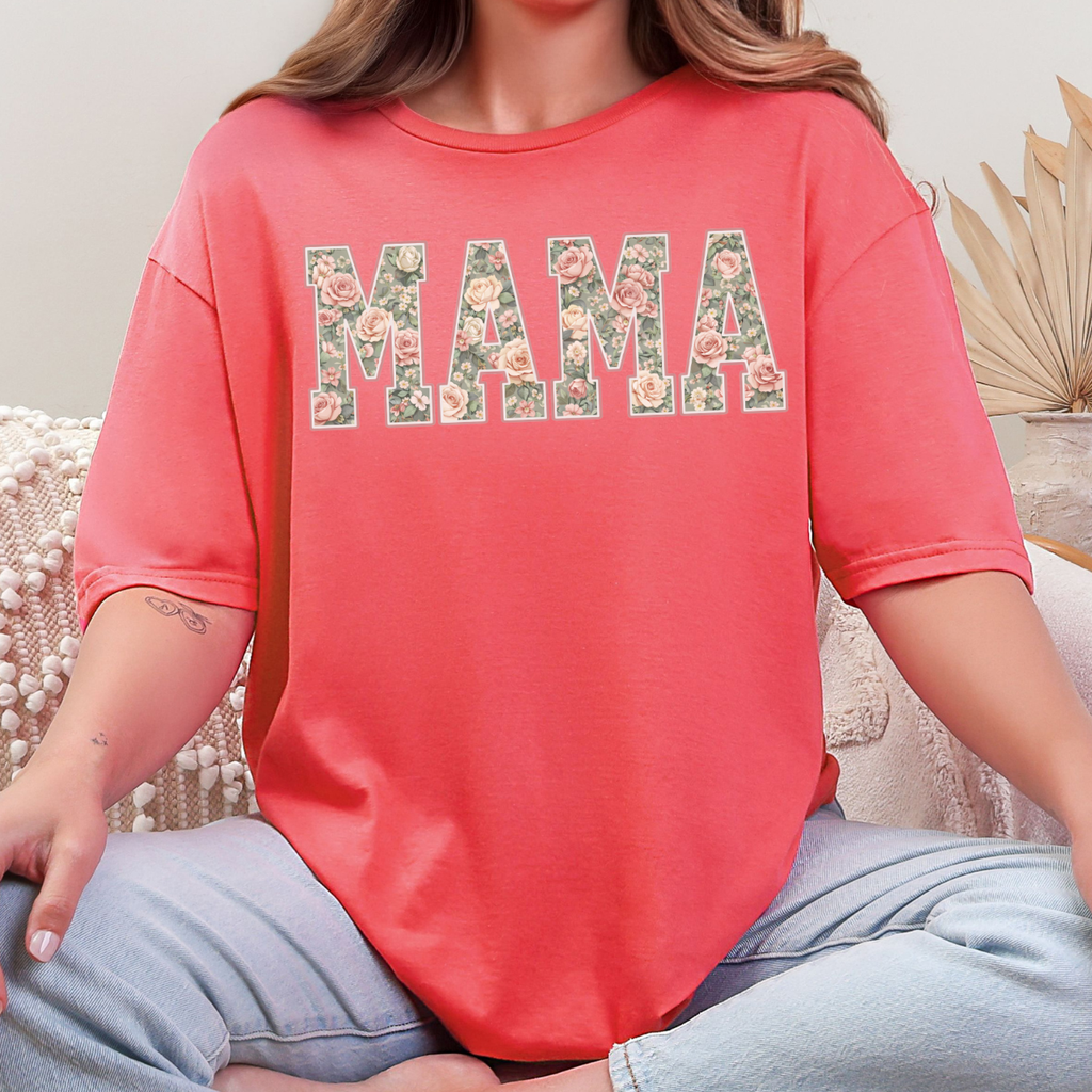 Floral MAMA Tee