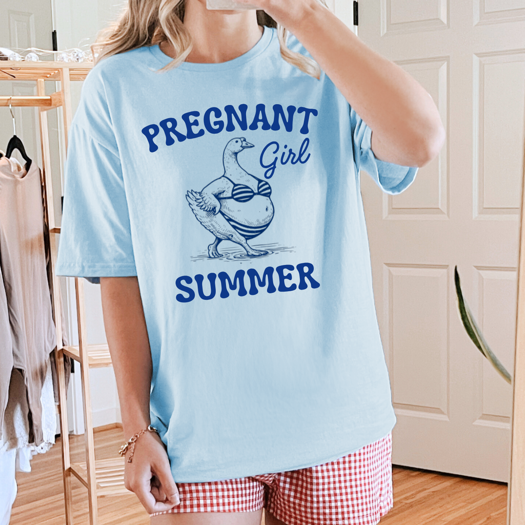 Pregnant Girl Summer Tee