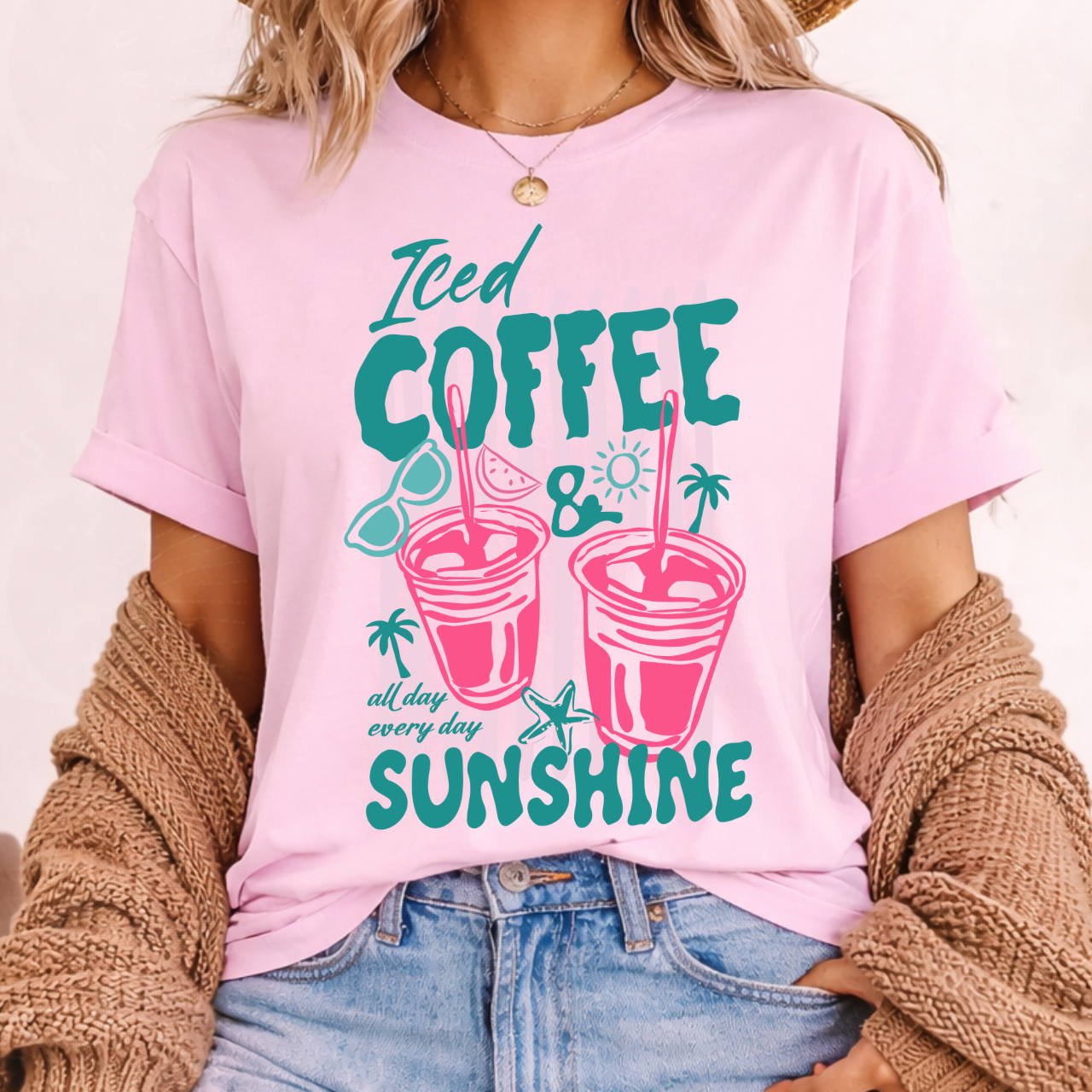 Iced Coffee and Summer Tee