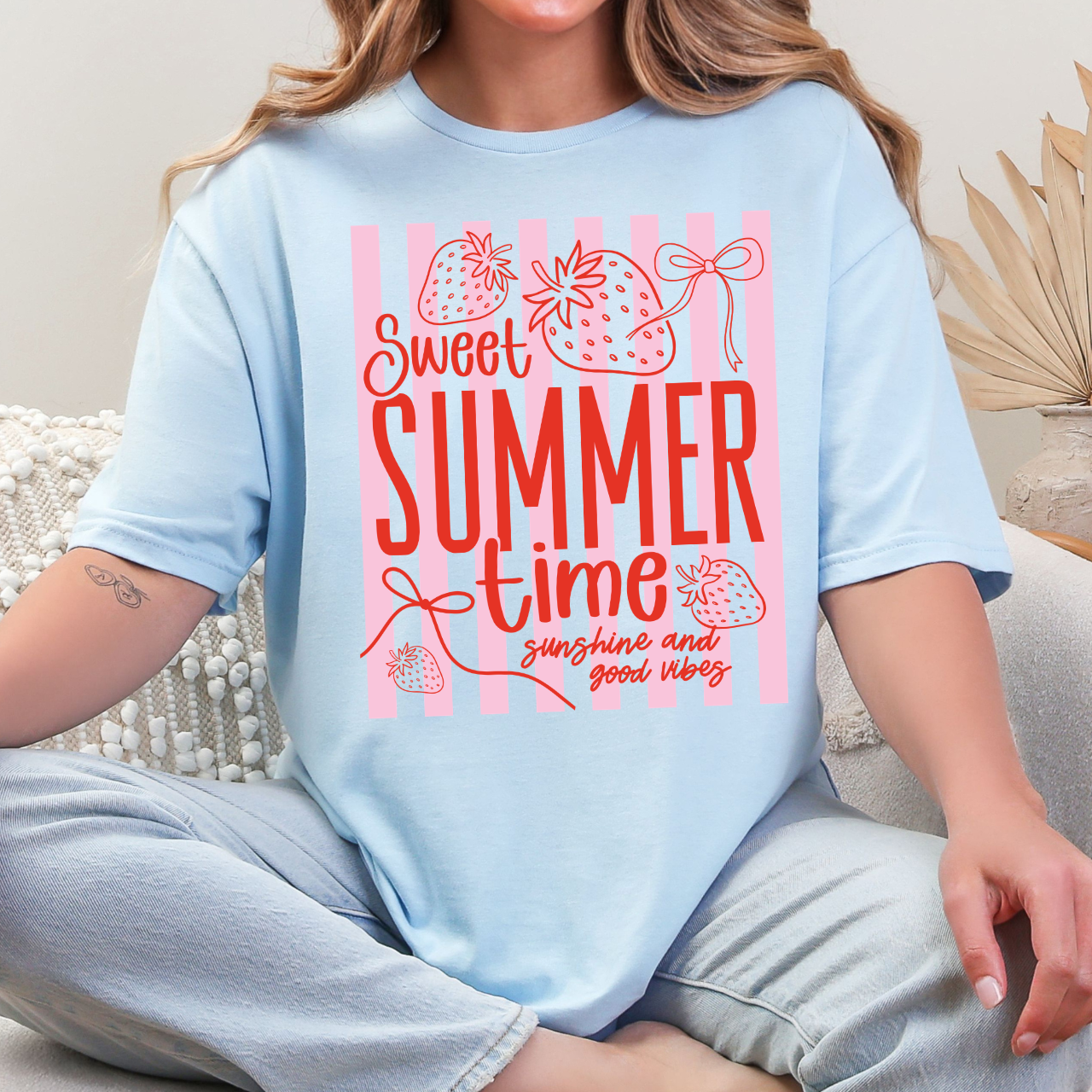 Sweet Summertime Strawberry Tee