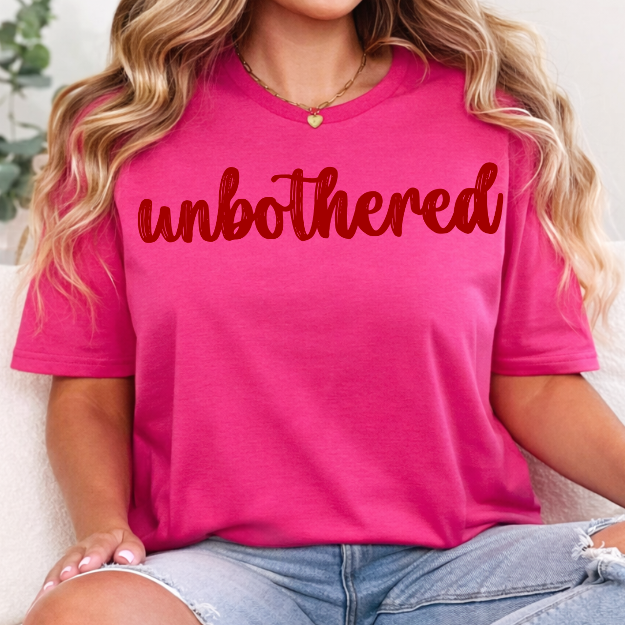 Unbothered Cursive Tee