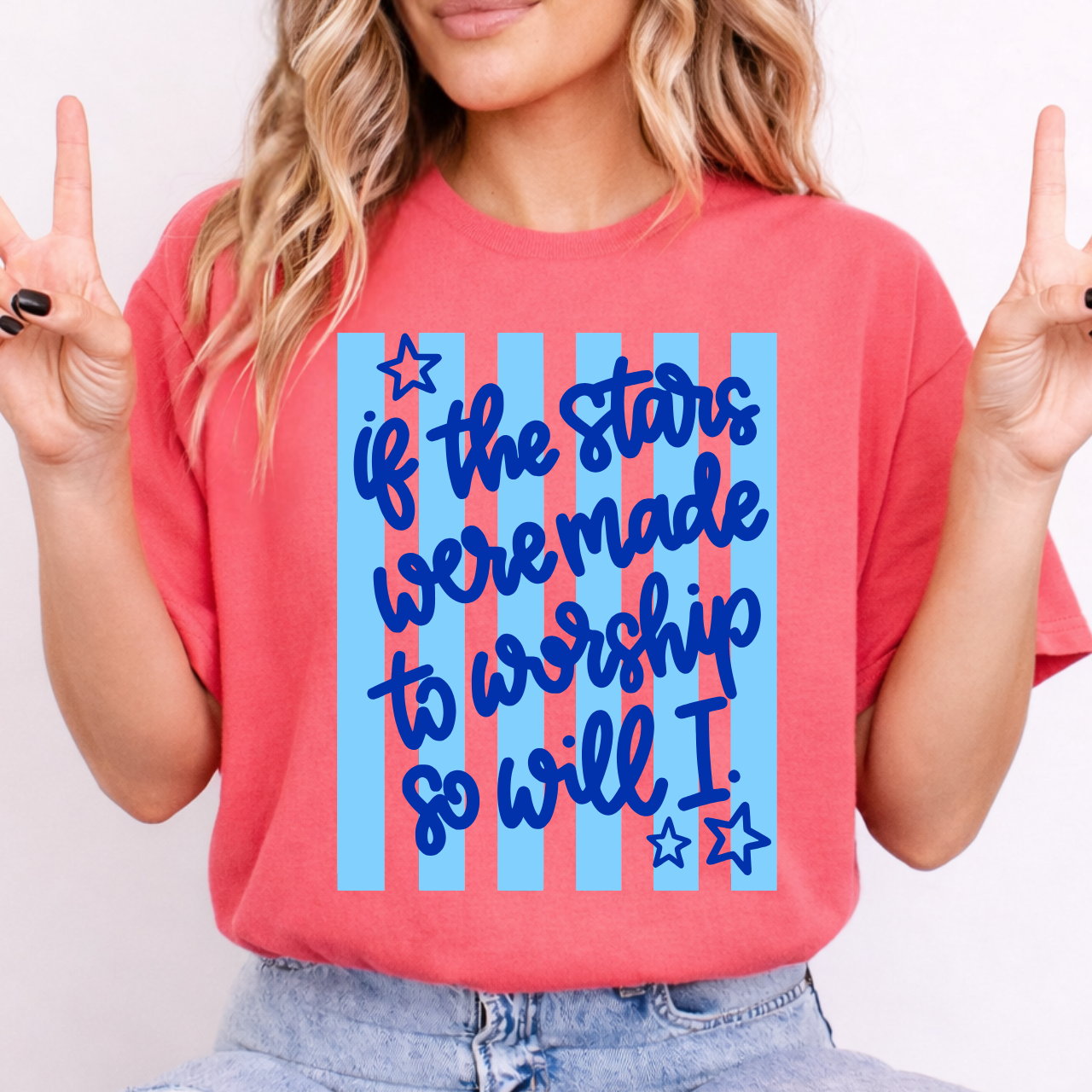 If The Stars Were Made To Worship Tee