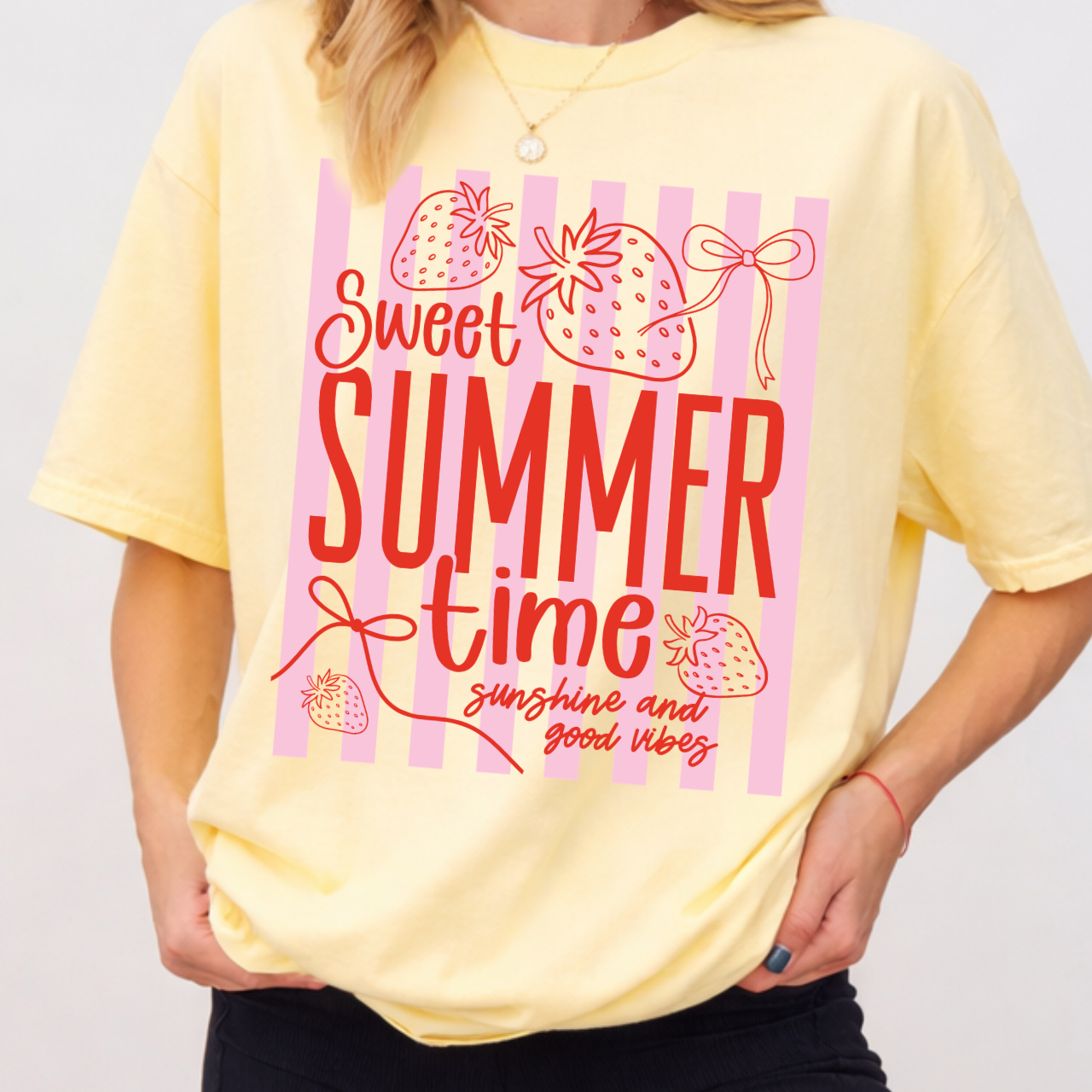 Sweet Summertime Strawberry Tee