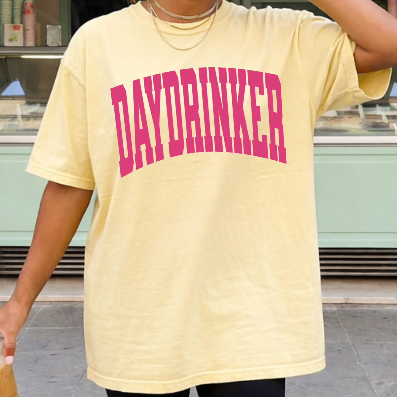 DAYDRINKER in Varsity Tee