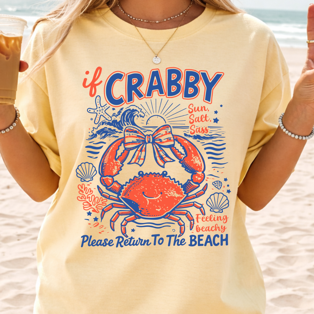 If CRABBY, Please Return to the BEACH Tee