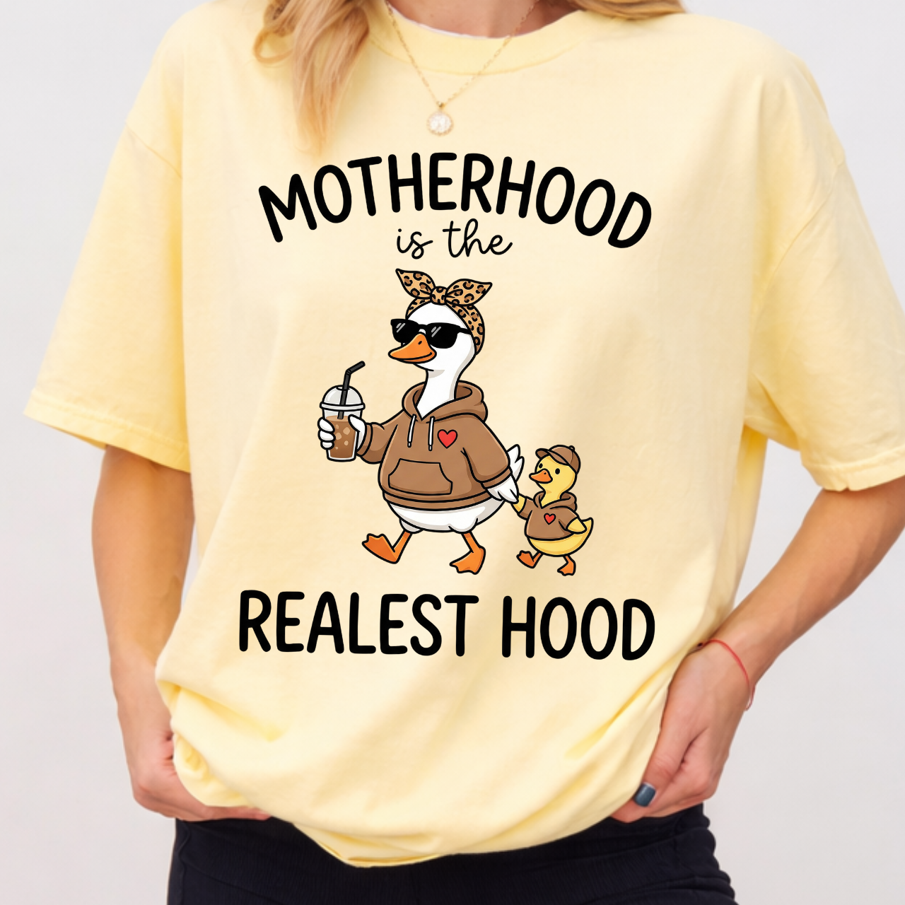 Motherhood is the Realest Hood Tee