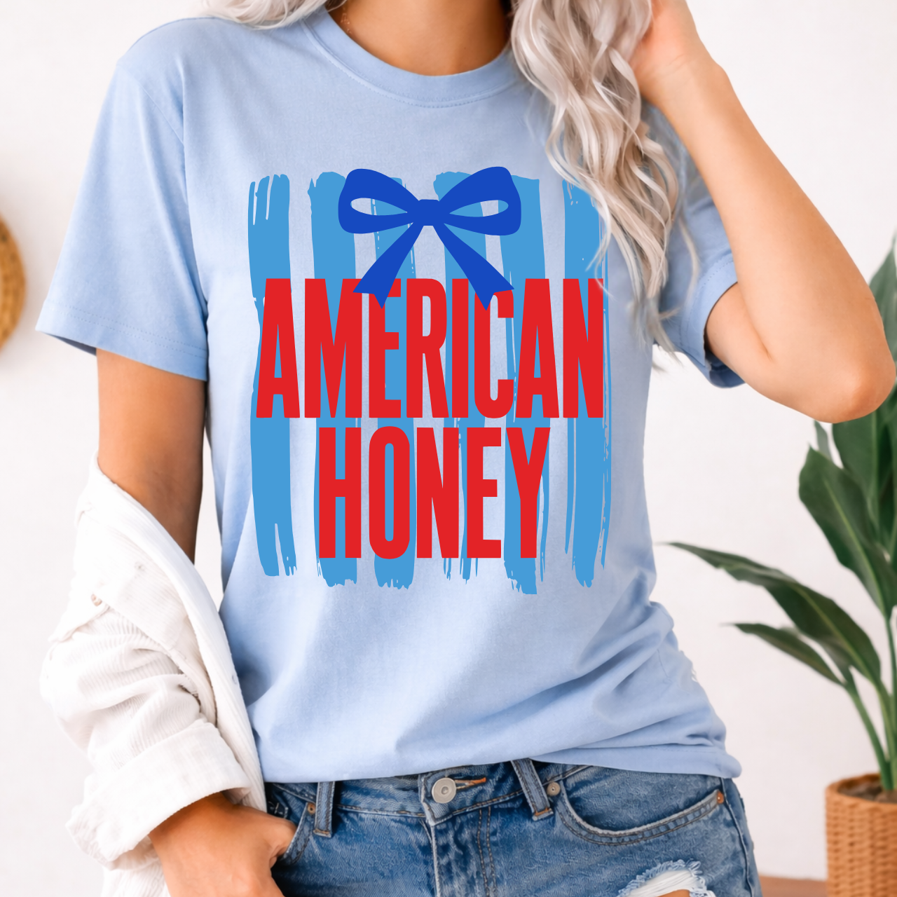 American Honey with Bow Tee